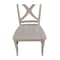 International Concepts Set of 2 Cosmo Chairs, Washed Finish, Washed Gray Taupe C09-14P - alternate 7